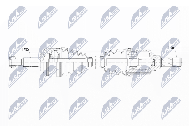 Wał napędowy NTY NPW-RE-109
