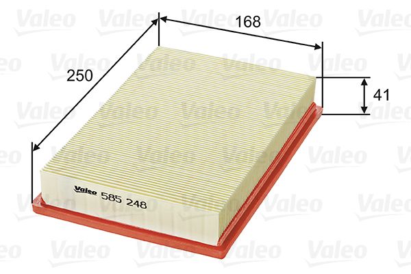 Filtr powietrza VALEO 585248