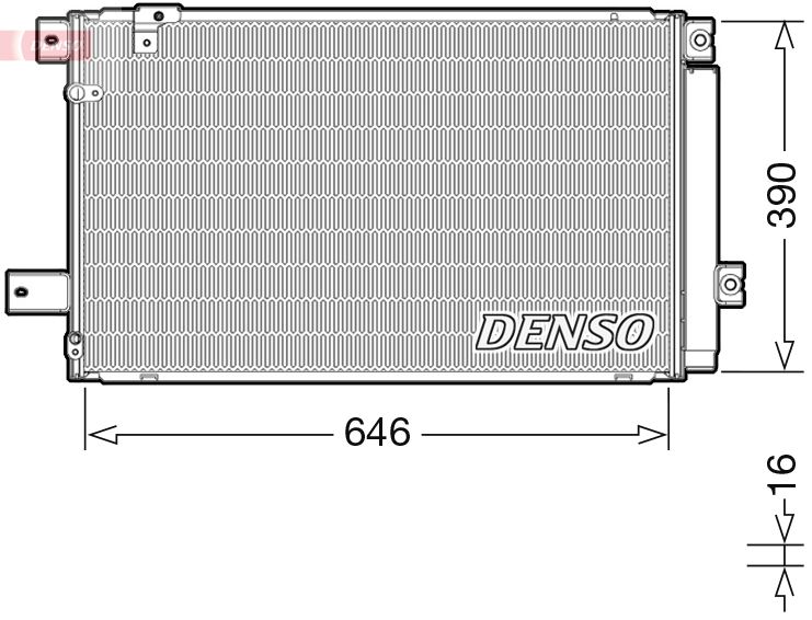 Skraplacz, klimatyzacja Denso DCN50049