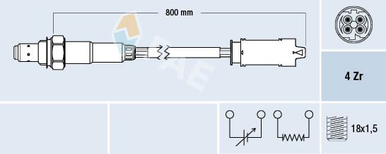 Sonda lambda FAE 77237