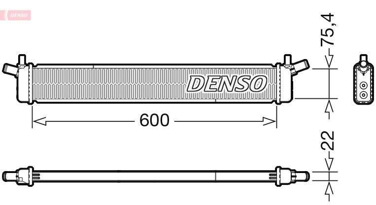 Chłodnica, układ chłodzenia silnika DENSO DRM50136