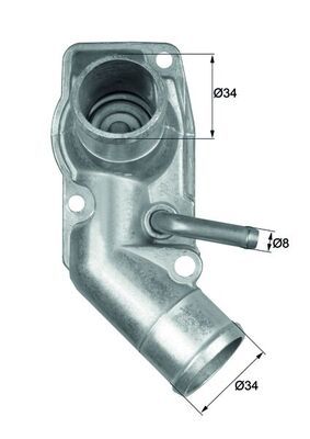 Termostat, płyn chłodzący MAHLE TI21392D