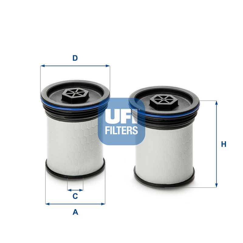 Filtr paliwa UFI 26.047.00