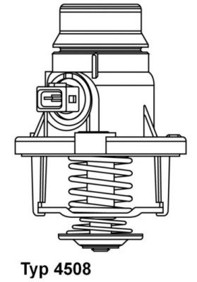 Termostat, płyn chłodzący WAHLER 4508.101D