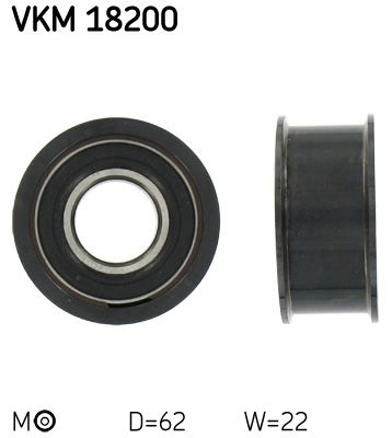 Rolka napinacza, pasek rozrządu SKF vkm 18200