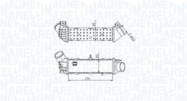 Chłodnica powietrza doładowującego MAGNETI MARELLI 351319204490