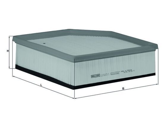 Filtr powietrza KNECHT LX 1607/1