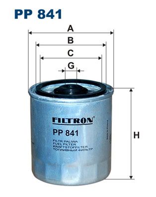 Filtr paliwa FILTRON pp 841