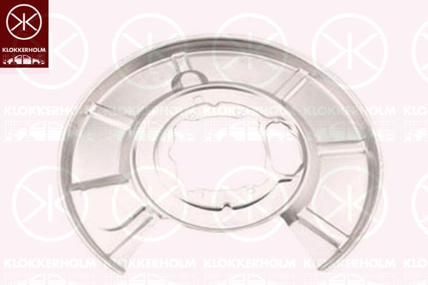 Panel rozbryzgiwujący, tarcza hamulcowa KLOKKERHOLM 0066877