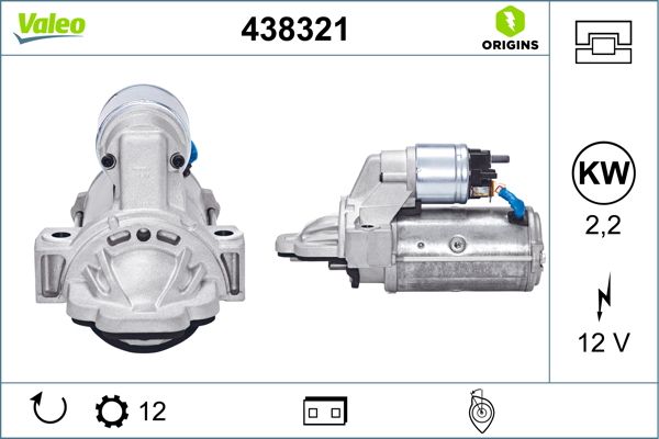Rozrusznik VALEO 438321