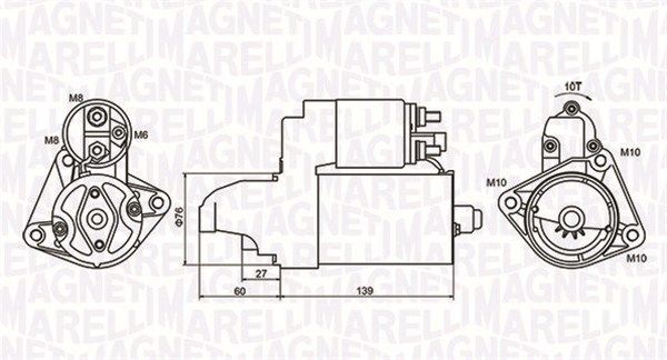 Rozrusznik MAGNETI MARELLI 063721050010