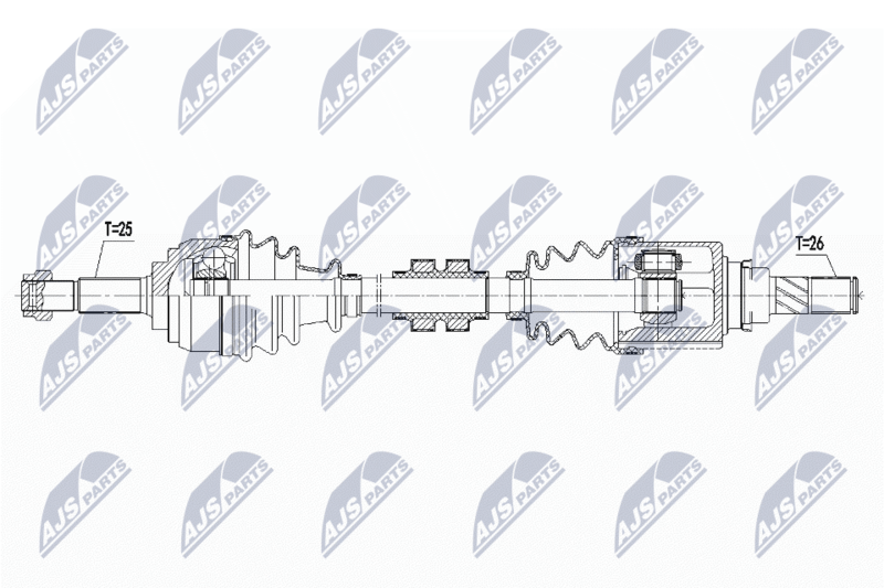 Wał napędowy NTY NPW-NS-100