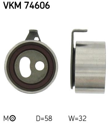 Rolka napinacza, pasek rozrządu SKF vkm 74606