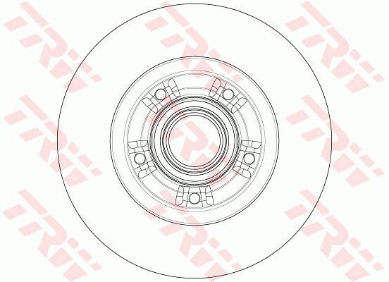 Tarcza hamulcowa TRW DF6203BS