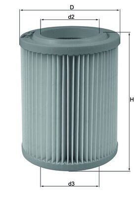 Filtr powietrza KNECHT LX 1768