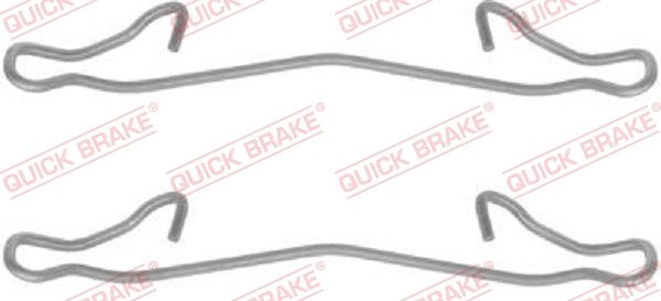 Zestaw akcesoriów, klocki hamulcowe QUICK BRAKE 109-1121