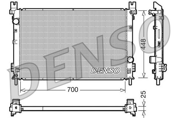 Chłodnica, układ chłodzenia silnika DENSO DRM06001