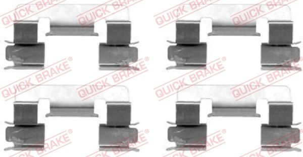 Zestaw akcesoriów, klocki hamulcowe QUICK BRAKE 109-1293