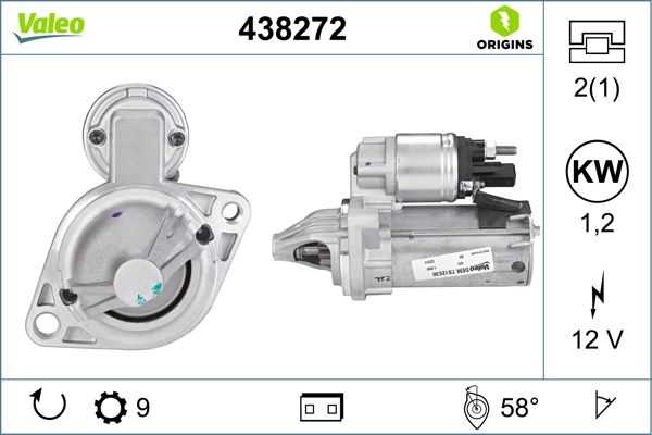 Rozrusznik VALEO 438272