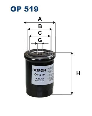 Filtr oleju FILTRON op 519
