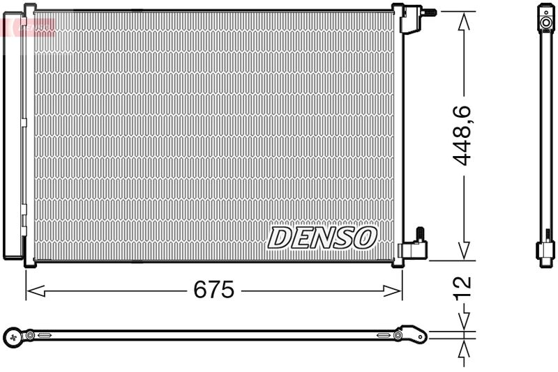 Skraplacz, klimatyzacja Denso DCN17060