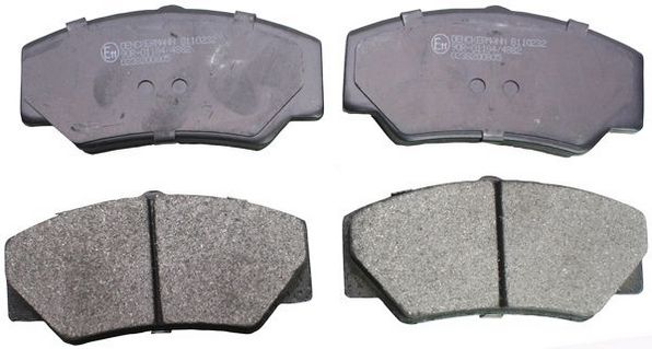 Zestaw klocków hamulcowych, hamulce tarczowe DENCKERMANN B110232