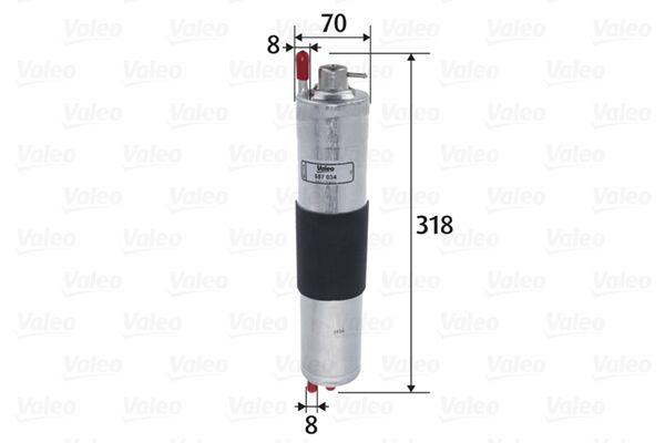 Filtr paliwa VALEO 587034