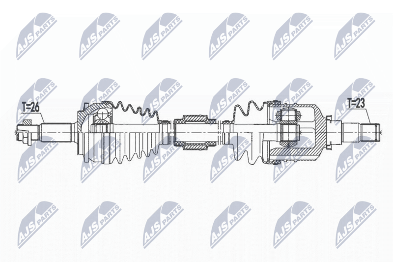 Wał napędowy NTY NPW-TY-159