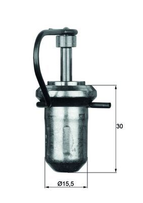 Termostat, rozruch zimnego silnika MAHLE TX10330