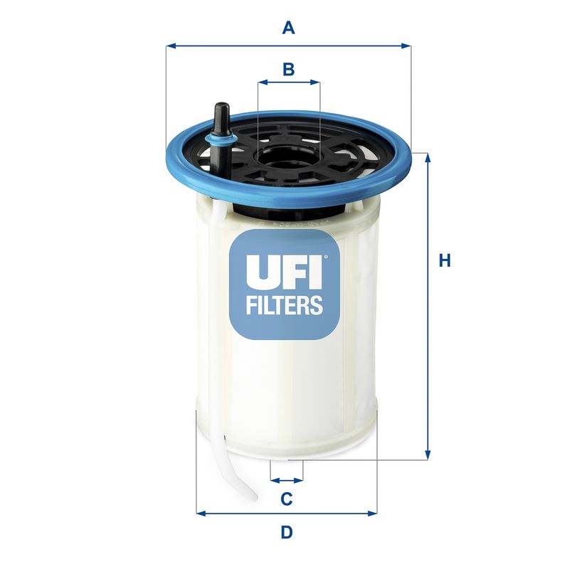 Filtr paliwa UFI 26.H2O.00