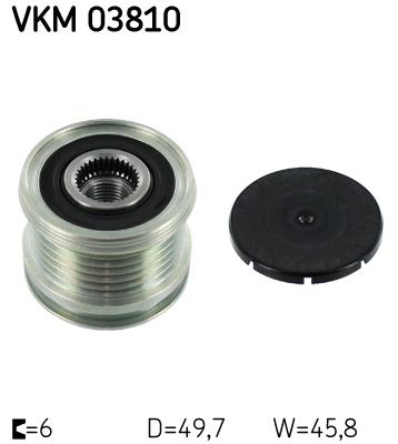 Alternator - sprzęgło jednokierunkowe SKF VKM 03810