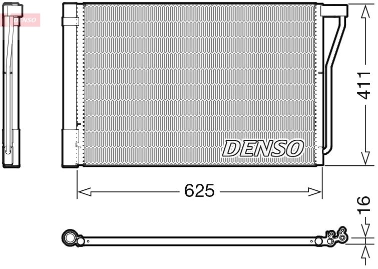 Skraplacz, klimatyzacja Denso DCN05022