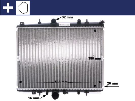 Chłodnica, układ chłodzenia silnika MAHLE CR1433000S