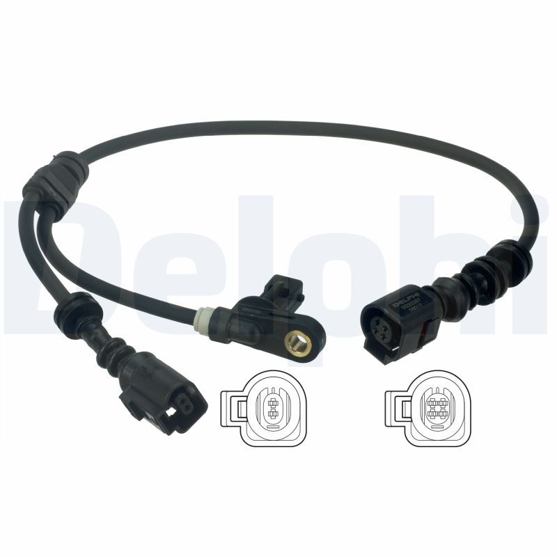 Czujnik, prędkość obrotowa koła DELPHI ss20387