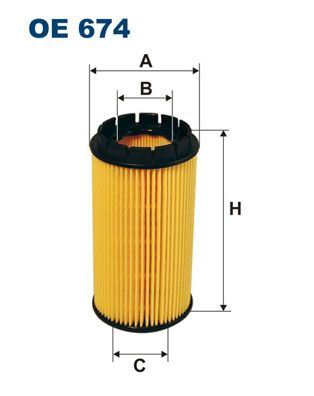 Filtr oleju FILTRON oe 674