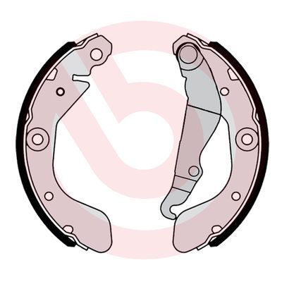 Zestaw szczęk hamulcowych BREMBO S 10 519