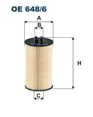 Filtr oleju FILTRON oe 648/6