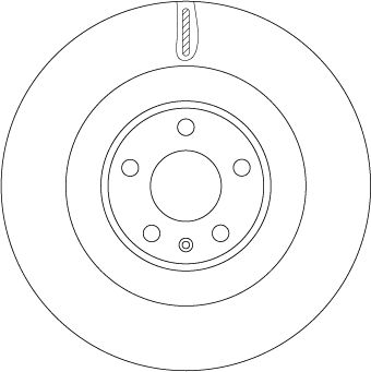 Tarcza hamulcowa TRW DF6570