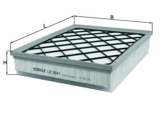 Filtr powietrza KNECHT LX 2641