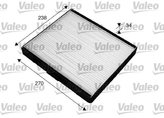 Filtr, wentylacja przestrzeni pasażerskiej VALEO 715517