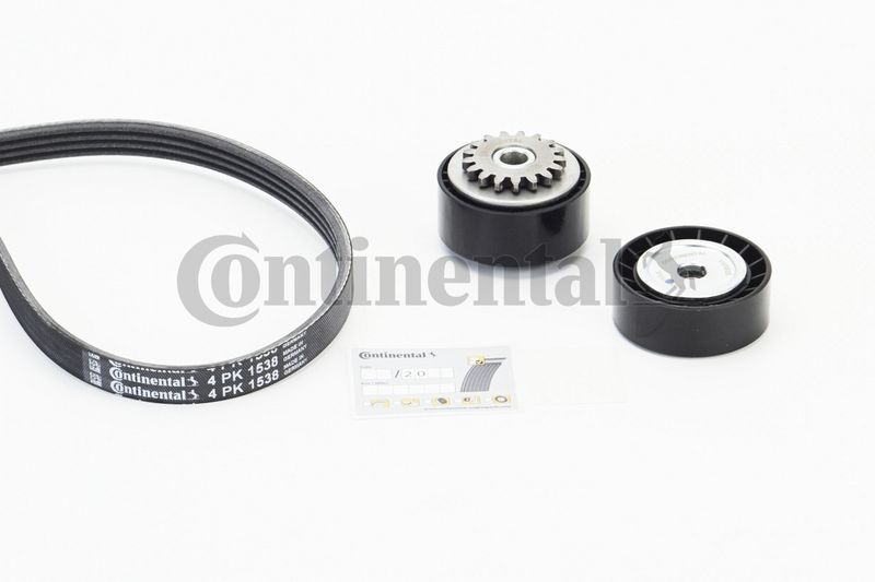 Zestaw paska klinowego wielorowkowego CONTINENTAL CTAM 4PK1538K1