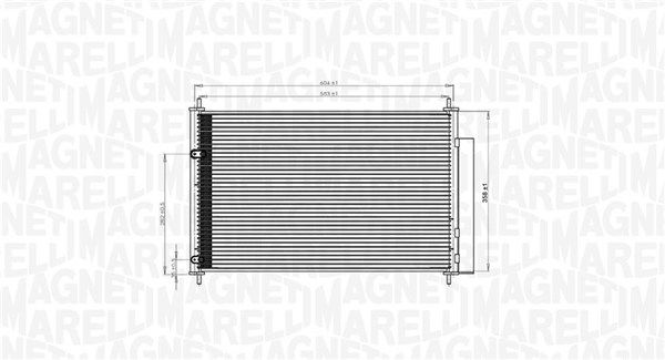Skraplacz, klimatyzacja MAGNETI MARELLI 350203767000