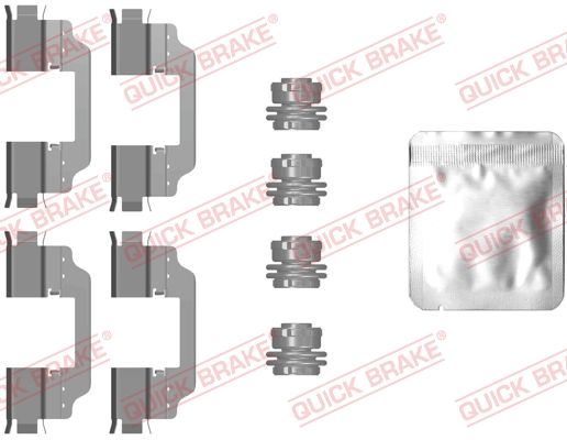 Zestaw akcesoriów, klocki hamulcowe QUICK BRAKE 109-0101