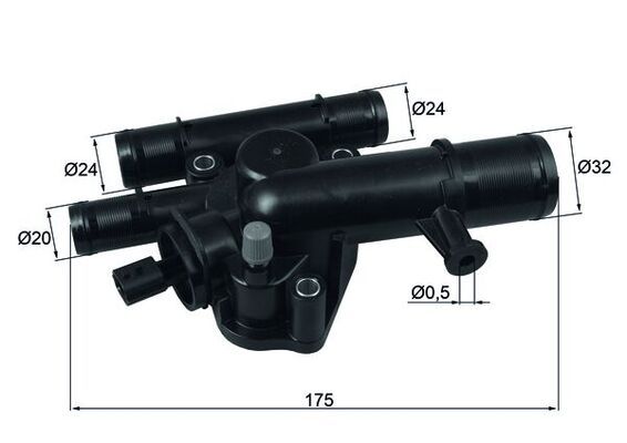 Termostat, płyn chłodzący MAHLE TI24389