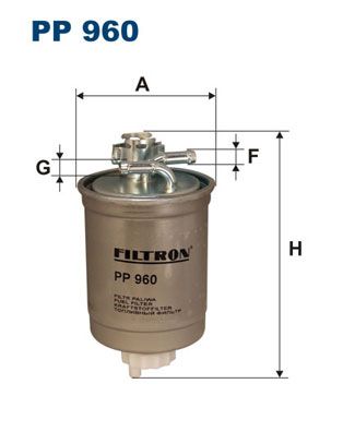 Filtr paliwa FILTRON pp 960