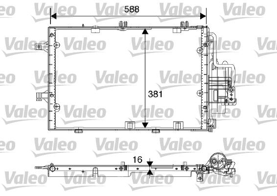 Skraplacz, klimatyzacja VALEO 817843
