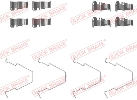 Zestaw akcesoriów, klocki hamulcowe QUICK BRAKE 109-1652