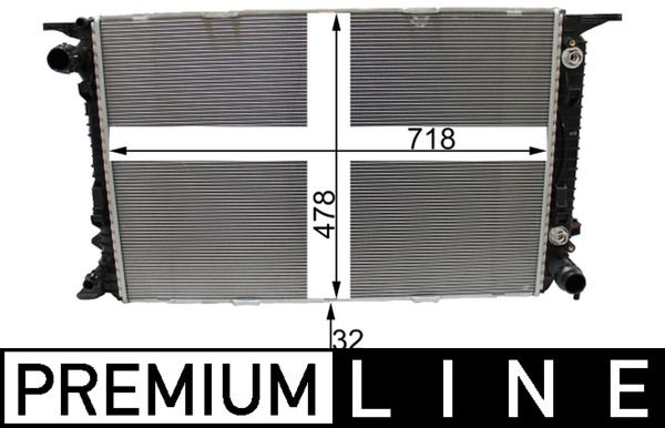 Chłodnica, układ chłodzenia silnika MAHLE CR2178000P