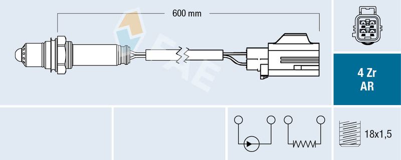 Sonda lambda FAE 75660