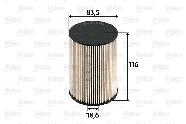 Filtr paliwa VALEO 587919